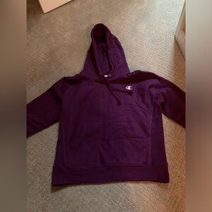 Champion Reverse Weave Purple Hoodie Women’s